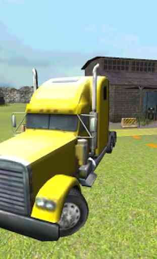 Madeira Caminhão Simulador 3D 4