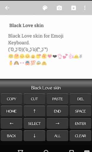 Classic Black Emoji Keyboard 3
