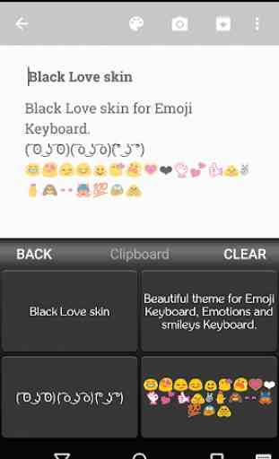 Classic Black Emoji Keyboard 4