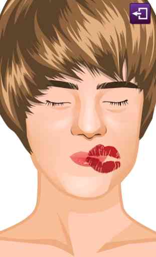 Kiss Justin Bieber 1