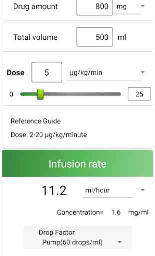 Super Infusion Calculator 4
