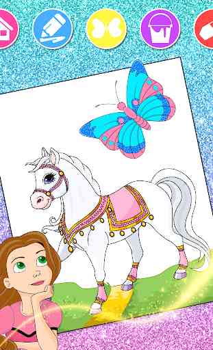 Niños Coloração & Pintura: Princesas 3