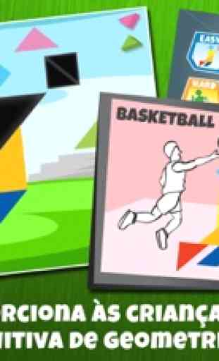Swipea Puzzles Tangram Para Crianças: Esportes 1