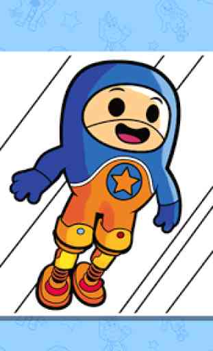 Go Jetters Colouring 1