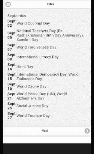 Important Days & Dates (India) 4