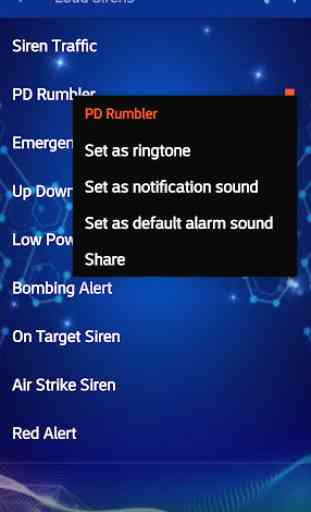 Alarmes e sirenes Ringtones 3