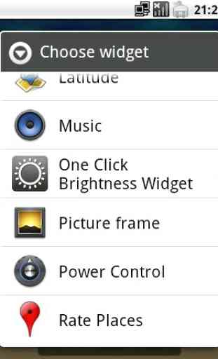 One Click Brightness Widget 1