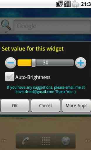 One Click Brightness Widget 2