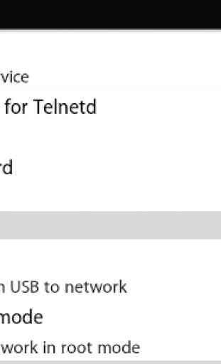 Telnet Server & Network adbd 1