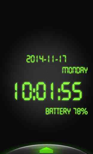 Battery Night clock -HD Ver.- 3