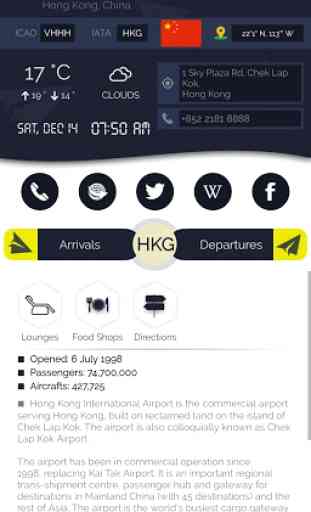 Hong Kong Airport (HKG) Info + Flight Tracker 1