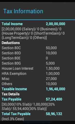 India Tax Calculator FY 2019-2020 1