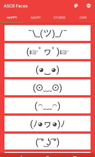 ASCII Faces 3