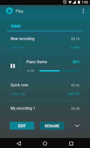 AudioField: MP3 Voice Recorder 2