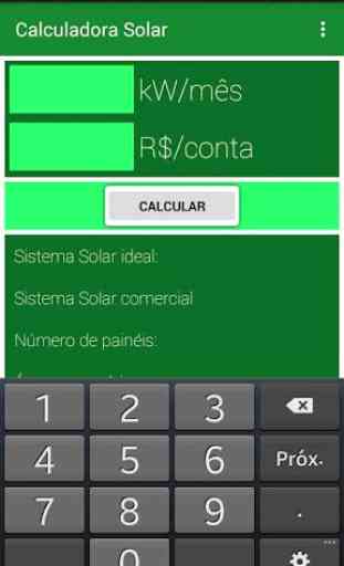 Calculadora Solar - Energia 4