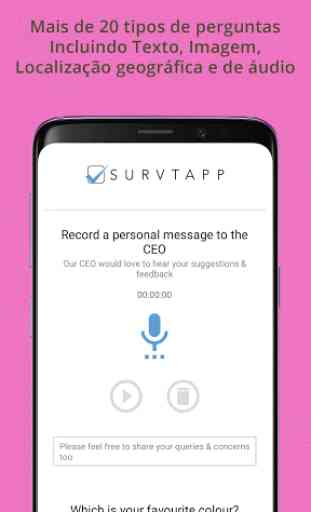 Survtapp App de pesquisa off-line 2
