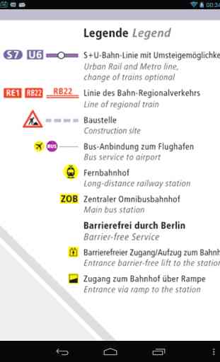 Berlim metrô (U-Bahn) Mapa 2019 1