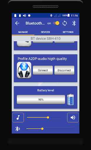 Bluetooth Audio Widget Battery FREE 1