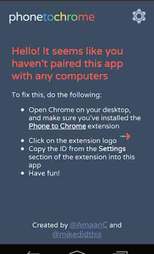 Phone to Chrome 1
