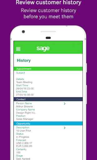 Sage CRM for Android 2