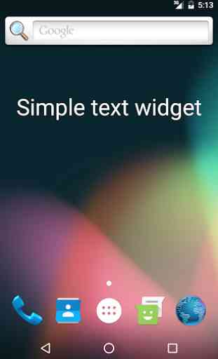 Simple Text Widget 1