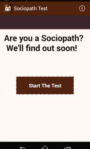 Sociopath Test 1