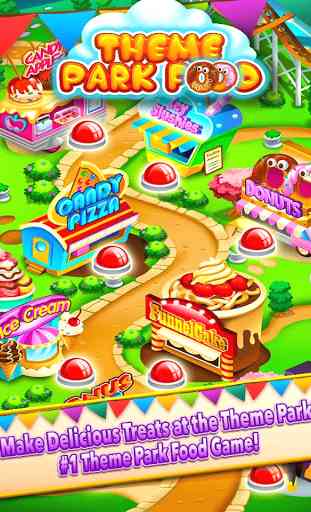 Theme Park Fair Food Maker - Decorate Candy Pizza 1
