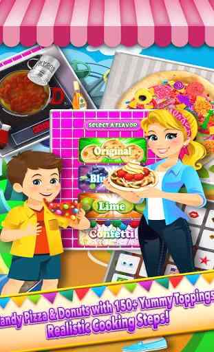 Theme Park Fair Food Maker - Decorate Candy Pizza 4