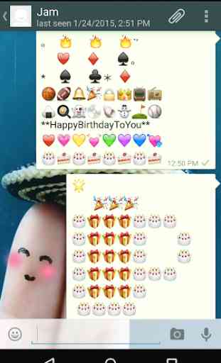 Birthday Art -Emoji Keyboard 1