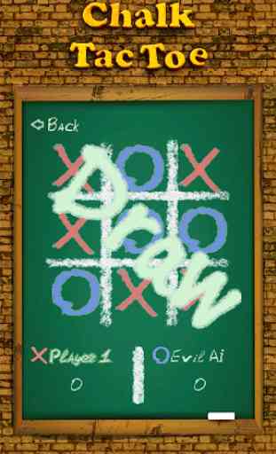 Chalk Tic Tac Toe Free - Play TicTacToe for free! 4