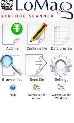 LoMag Data Scanner & Inventory. Barcodes to Excel 1