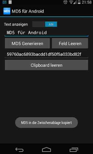 MD5 für Android [Holo] 3