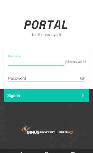 Portal for Binusmaya 1
