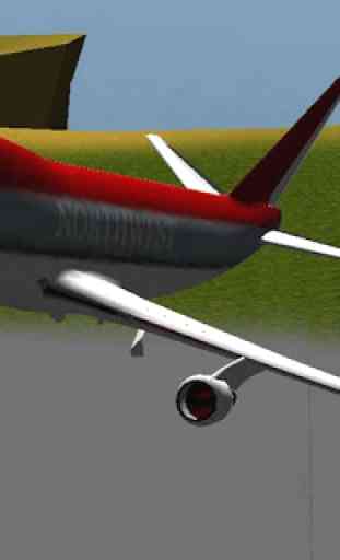 Avião 3D simulador de vôo 2 4