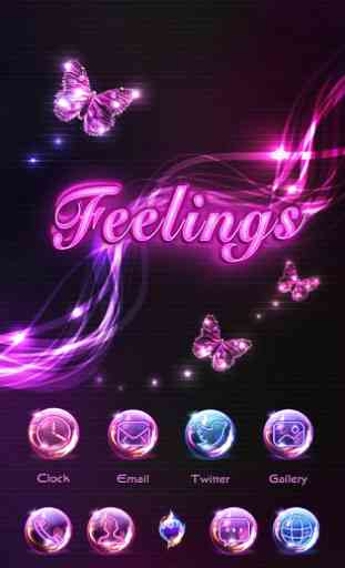 Feelings  Go Launcher Theme 1