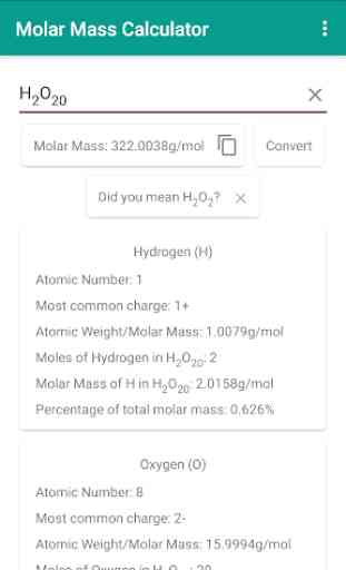 Molar Mass Calculator 4