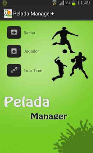 Pelada Manager+ 1