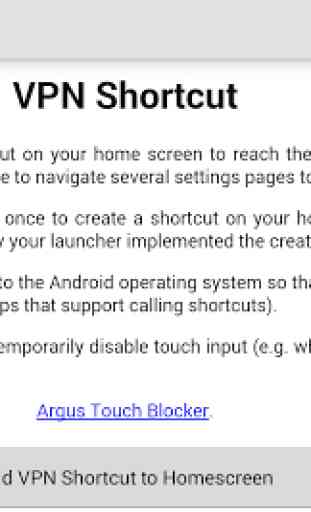 VPN Shortcut (free, no ads) 2
