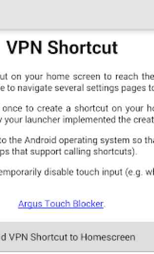 VPN Shortcut (free, no ads) 3