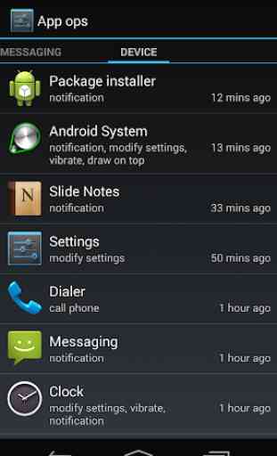All apps permissions settings 3