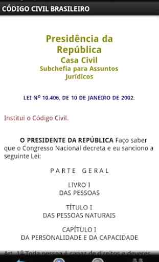 Código Civil Brasileiro GRÁTIS 2