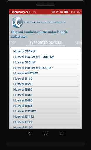 Codes Calculator for Huawei 2