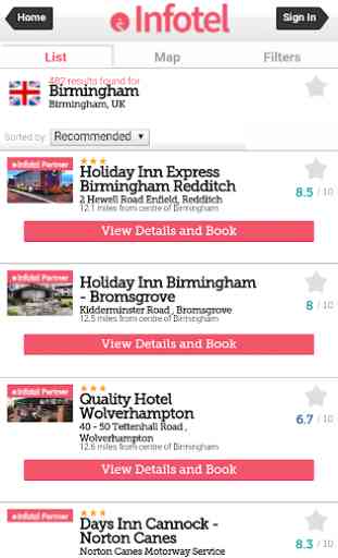 Infotel Hotel Booking App 4