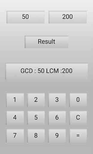 Calculadora GCD LCM 3