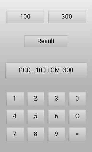 Calculadora GCD LCM 4