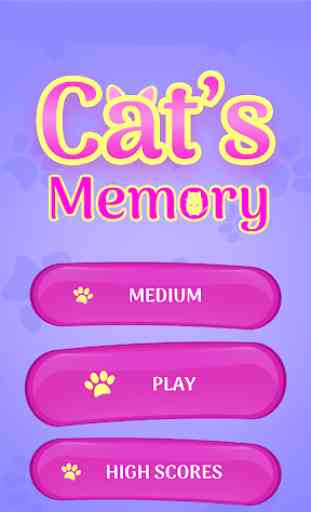 CUTE CATS Memory matching Game 1