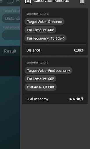 Fuel economy Calculator 4
