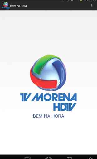 Bem na Hora - Tv Morena 4