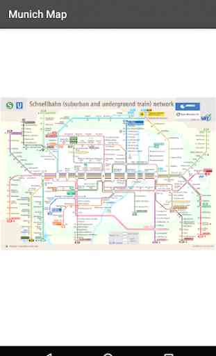 Munich Subway Map 1