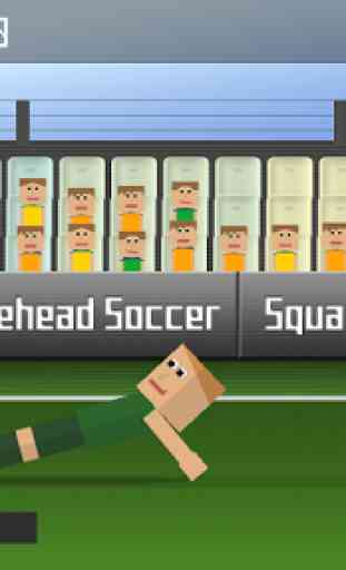 Squarehead Soccer - A crazy free kick soccer game 3